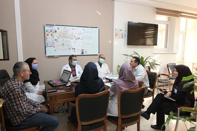 معارفه سرپرست جدید واحد فناوری اطلاعات بیمارستان شریعتی با مسئولان واحد های پاراکلینیک  